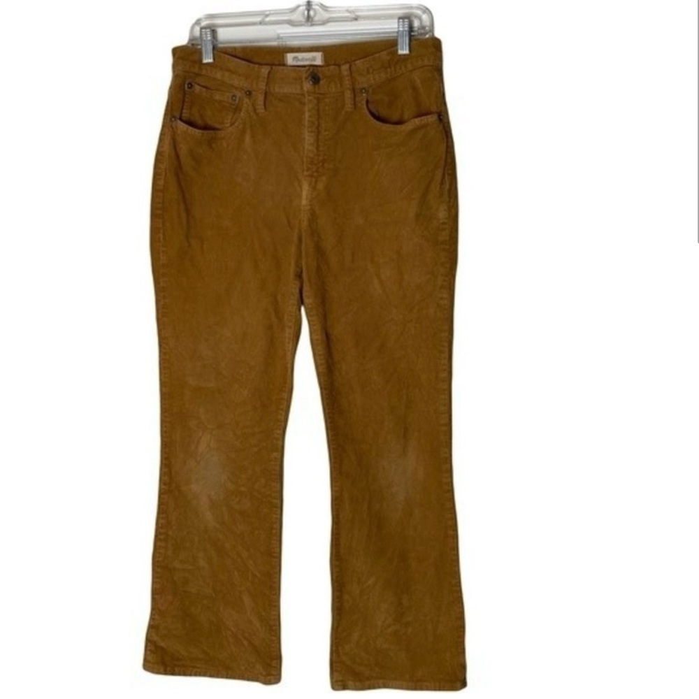 Madewell Brown Cali-Denim-Boot Corduroy Pants Size 30 High Waisted